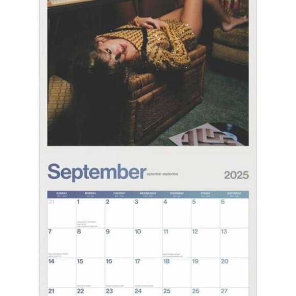 Taylor Swift 2025 Collectible Full size calendar 18 month - Picture 5 of 7